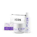 I.C.O.N. Drėkinantis rinkinys su kietuoju šampūnu