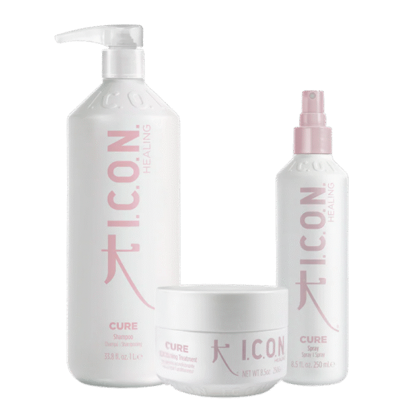 Cure Rinkinys Maxi Cure Plaukų Atkūrimo Ir Drėkinimo Rinkinys Maxi