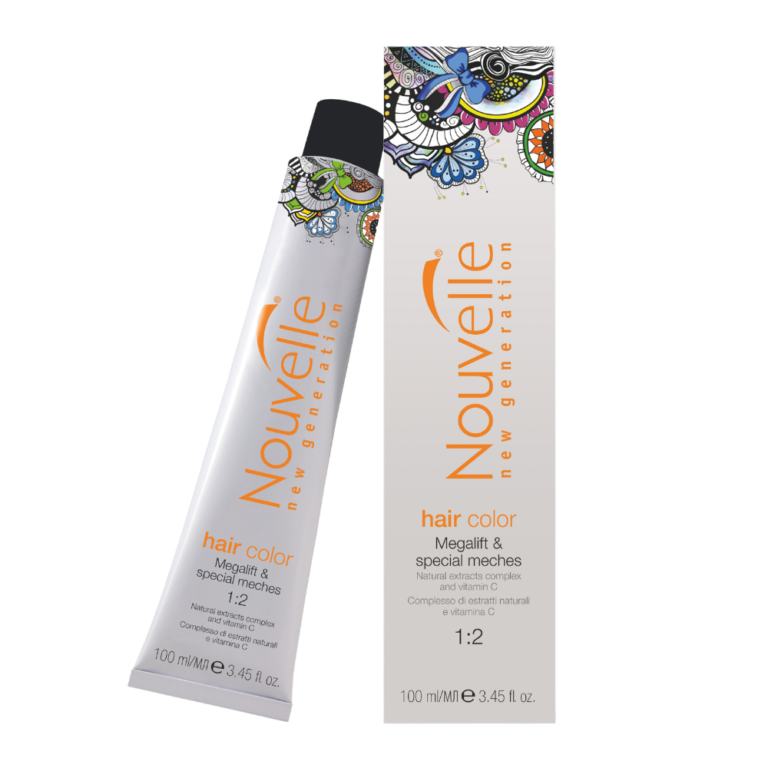 NOUVELLE MEGALIFT – profesionalūs superšviesinantys plaukų dažai. 100ml.